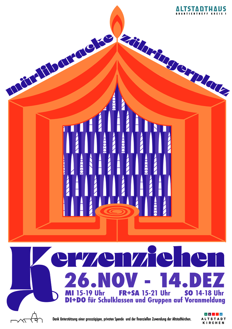 Märlibaracke auf dem Zähringerplatz